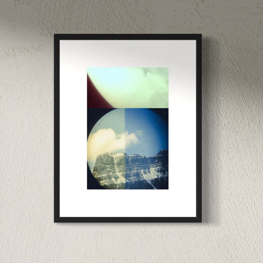 Mountain Series Collage #2 | Glacier National Park | Available Framed and Unframed