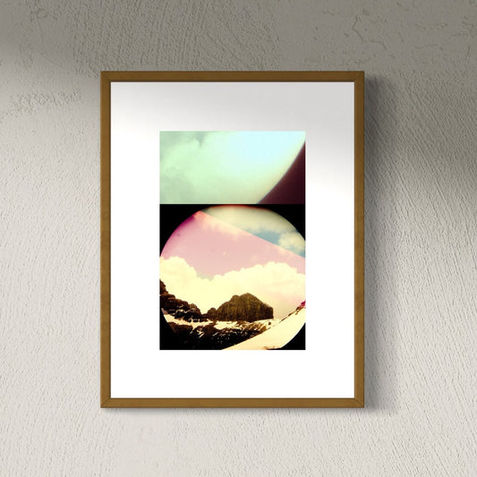 Mountain Series Collage #5 | Glacier National Park | Available Framed and Unframed