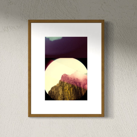 Mountain Series Collage #3 | Glacier National Park | Available Framed and Unframed