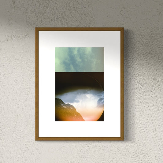 Mountain Series Collage #9 | Glacier National Park | Available Framed and Unframed